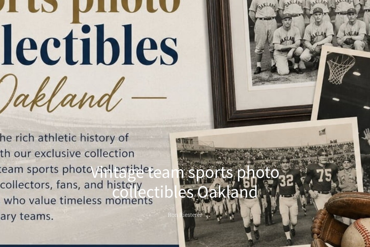 Vintage team sports photo collectibles Oakland