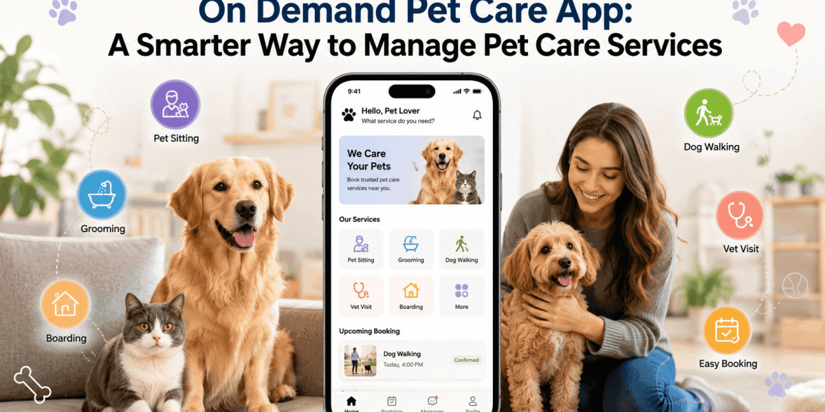 On Demand Pet Care App: A Smarter Way to Manage Pet Care Services