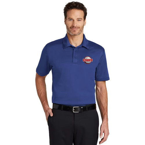 Premium Men's Royal Blue Golf Polo Shirt | Hit Um Golf