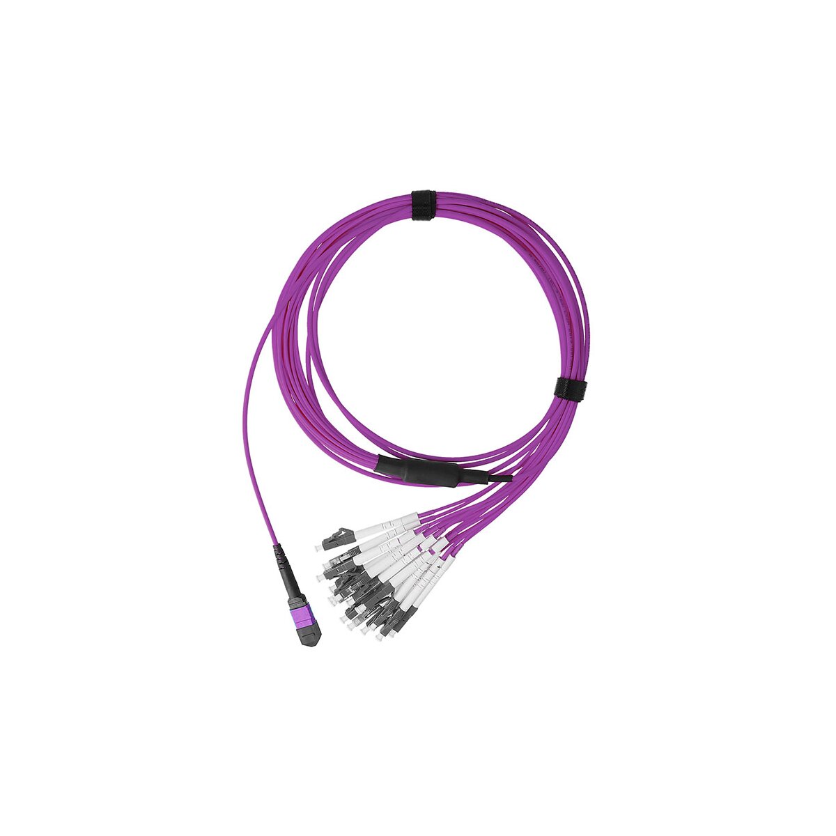 MPO-8xLC Duplex OM4 Multimode MTP kompatibel MPO Breakout Patchkabel