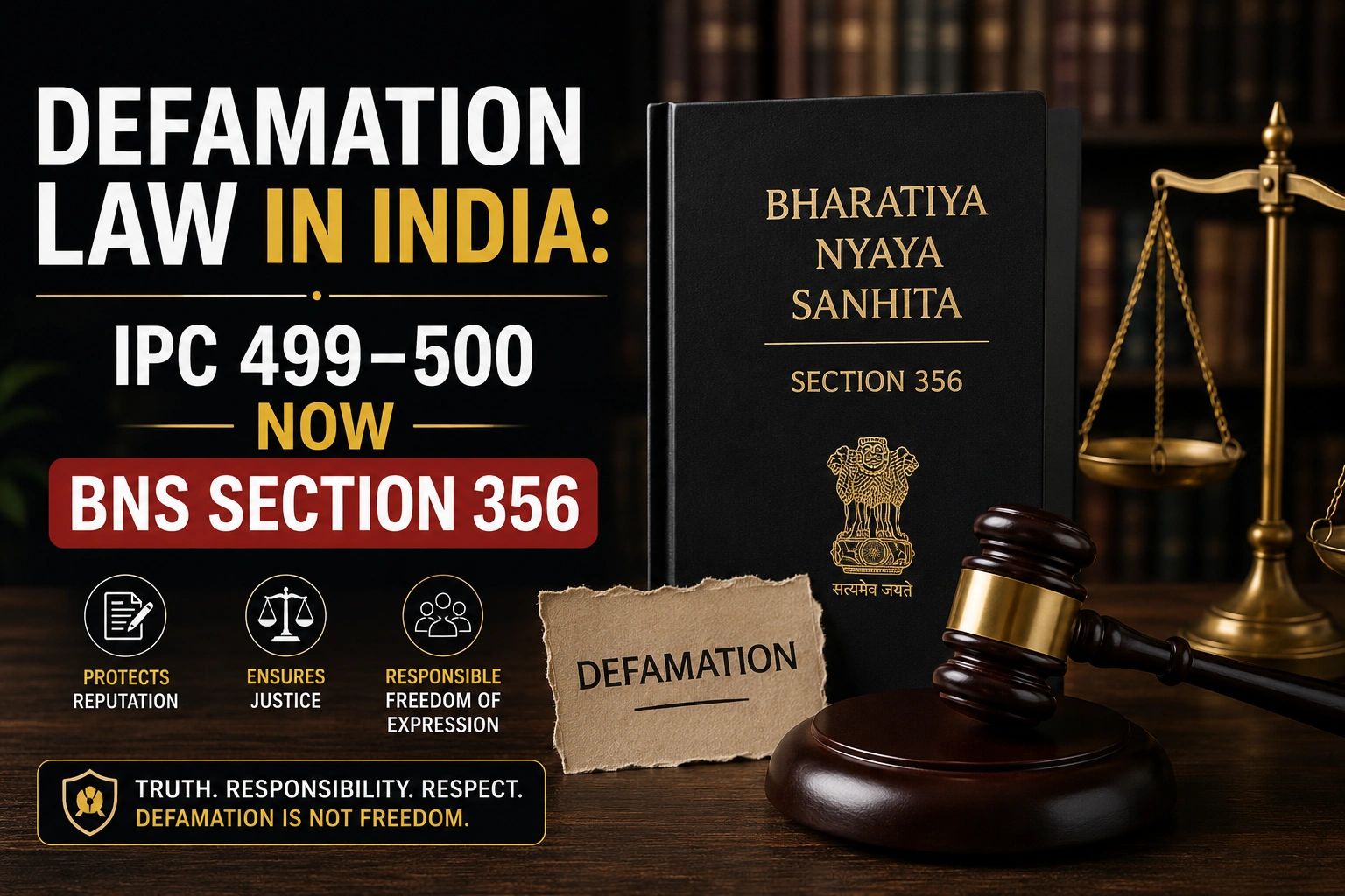 Defamation Law in India: IPC 499–500 Now BNS Section 356
