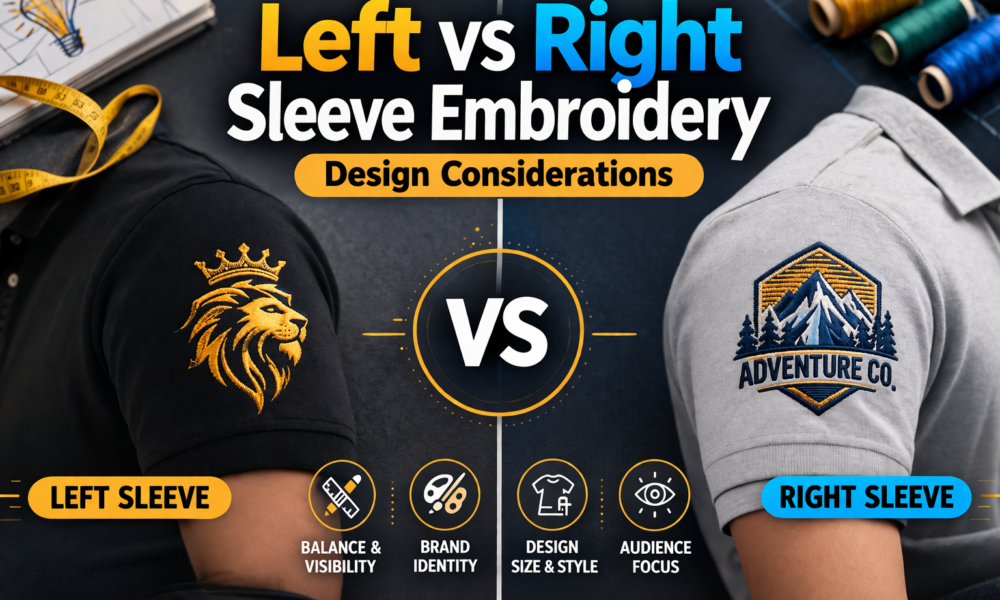 Left vs Right Sleeve Embroidery: Industry Rules 2026