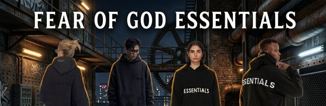 black essentials hoodie Cover Image
