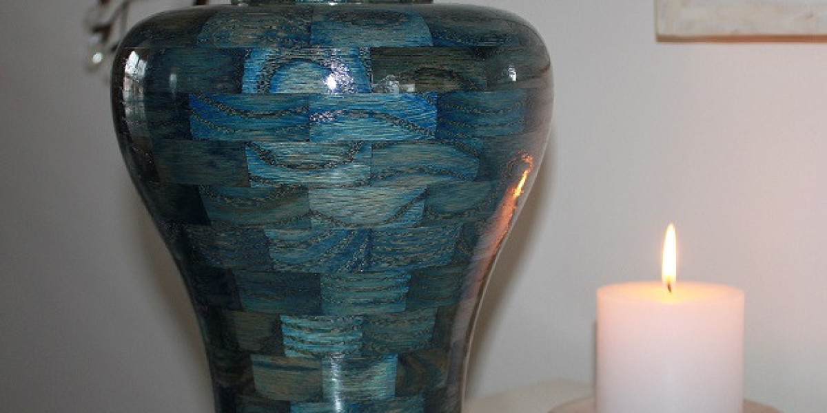 How Do Hand-Painted Details Transform an Artistic Cremation Urn Into a Memorial Artwork?