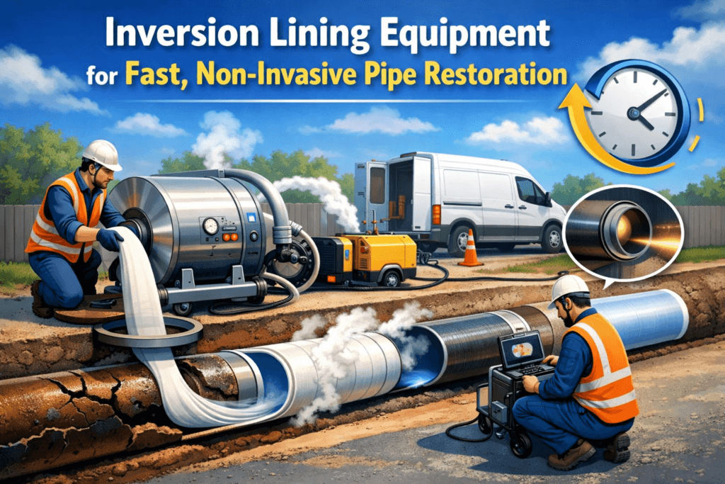 Inversion Lining Equipment for Fast Pipe Repair