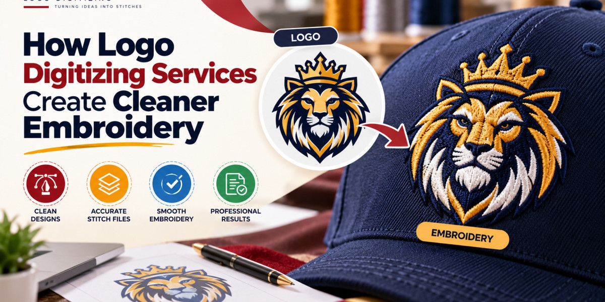 How Logo Digitizing Services Create Cleaner Embroidery