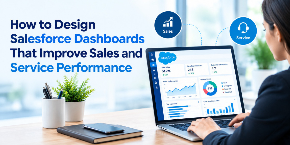 How to Design Salesforce Dashboards That Improve Sales and Service Performance